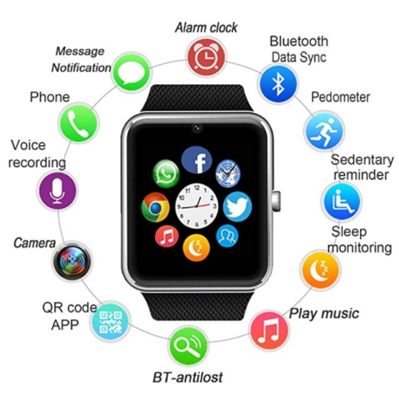 Smart Electronic Wrist Watch - Picture 2 of 7